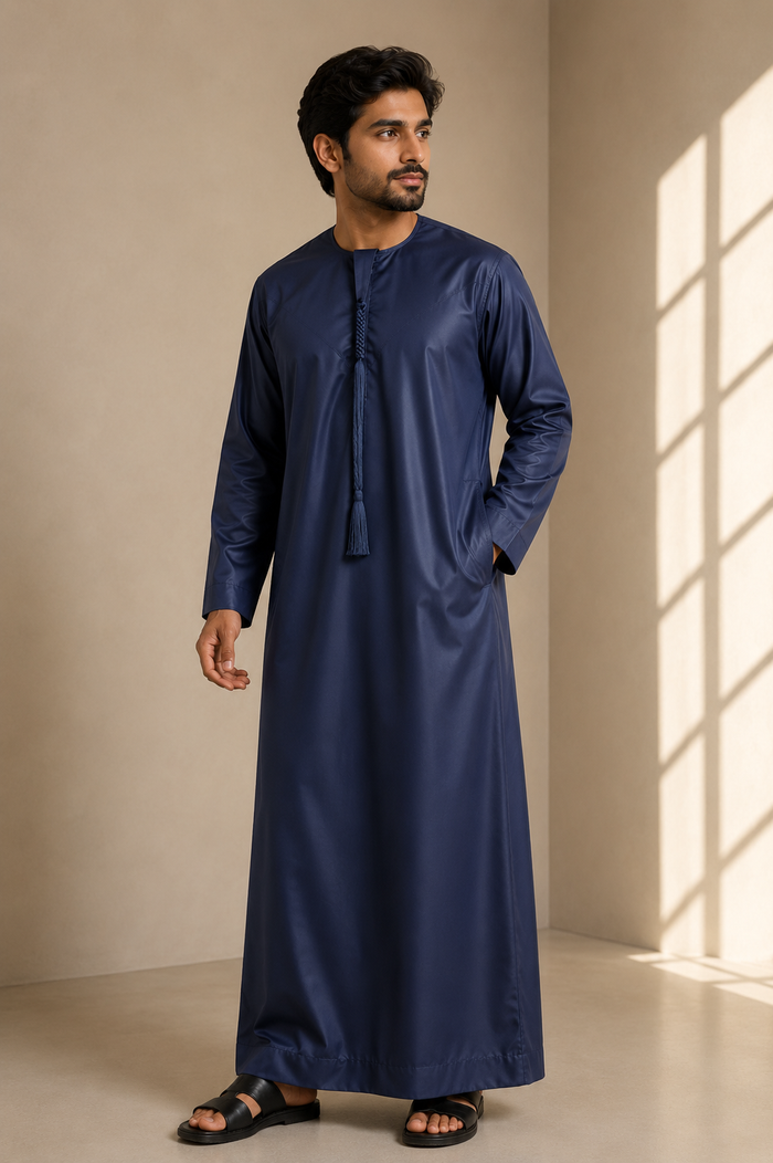 Emirati Thobe - Navy