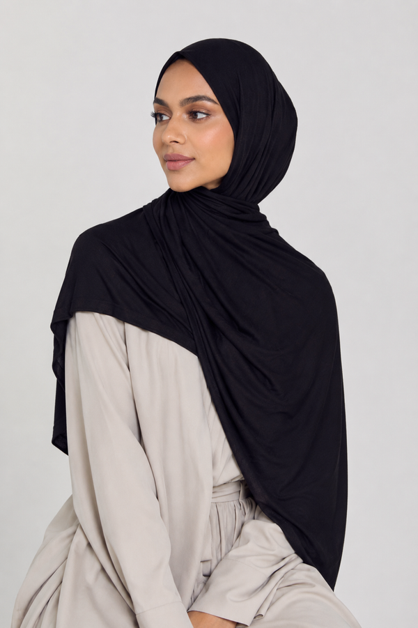 Black Jersey Hijab