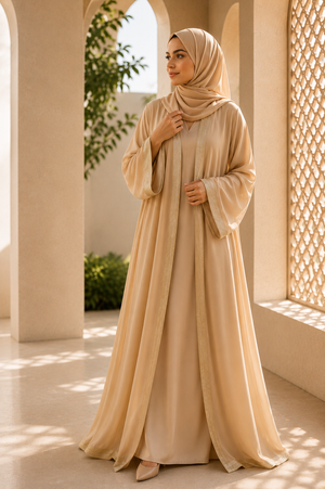 Golden Hour Eid Abaya Set