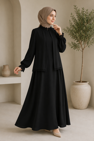 H2M Amira Dress & Vest Set