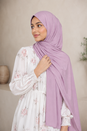 Dreamy Mauve Jersey Hijab