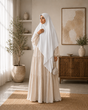 Crepe One-Layer Khimar