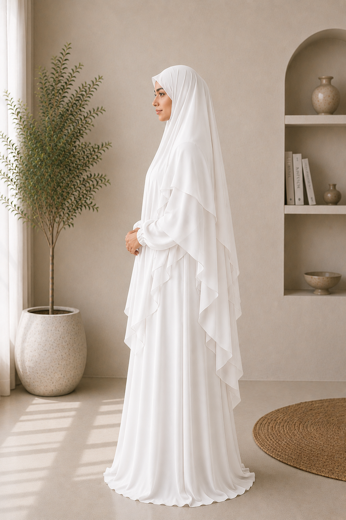Three-Layer Long Khimar — Scarf Style