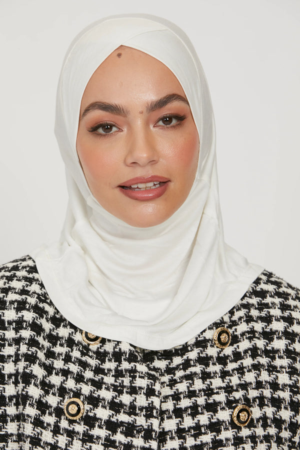 Criss-Cross Relaxed Fit Hijab Caps