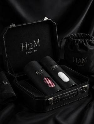 H2M Keffiyeh Gift Box – Diamond Red & White