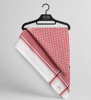 H2M Keffiyeh – Red Jacquard