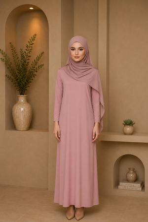 Essential Inner Dress - Dusty Pink