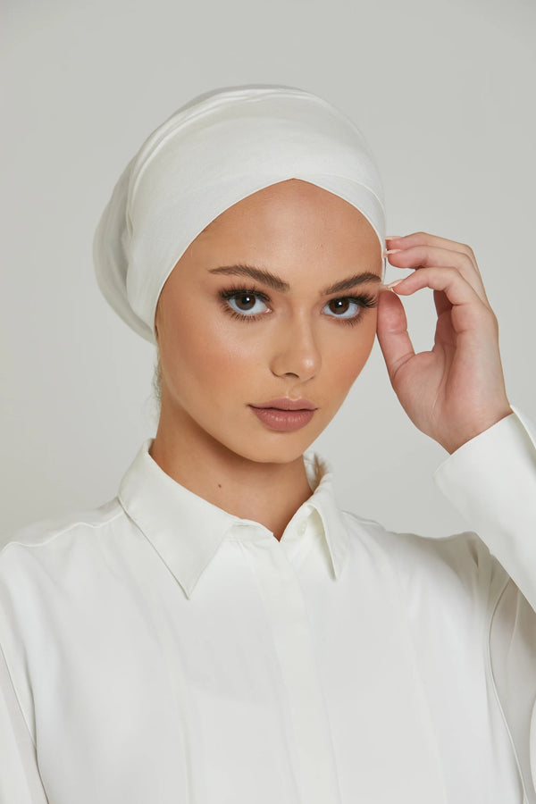 Premium Tube Hijab Caps - Criss Cross