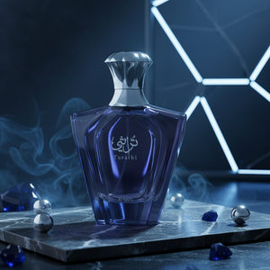 Afnan Turathi Blue EDP - Dark marble blue accent