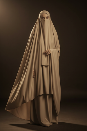 Comfort Crepe Single-Layer Khimar — everyday modest coverage, H2M Fashion