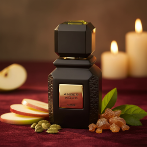 Ajmal Amber Wood EDP - Fragrance notes apple cardamom amber patchouli