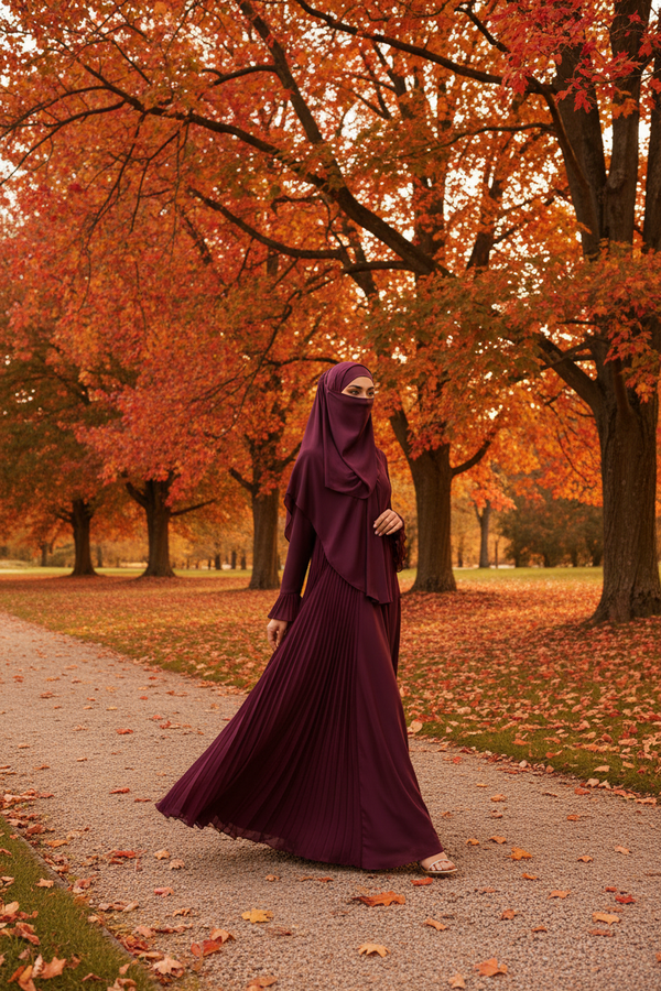 Safar Coordinated Set - Maroon